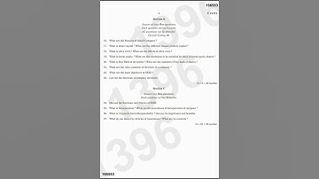 4th sem | B.Com | Corporate Regulations | Calicut university | PY Question paper | 2022