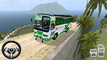 Offroad Drive 🥳 KSRTC EXPRESS Bus Mod Bussid Gameplay | Bus Simulator Indonesia | Bus Game 