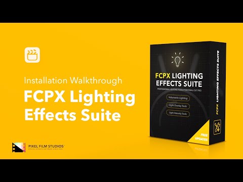 FCPX Lighting Effects Suite | Installation Walkthrough