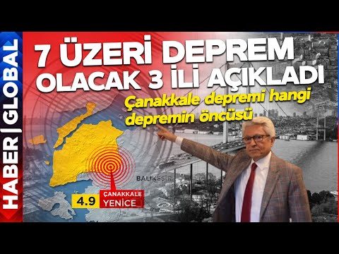 Çanakkale Depremi Hangi Fayı Tetikler? Prof. Dr. Süleyman Pampal'dan 7 Şiddetinde Deprem Uyarısı