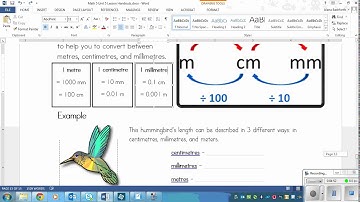 Grade 5 Math Lesson on Using Decimals to Relate Units of Measure