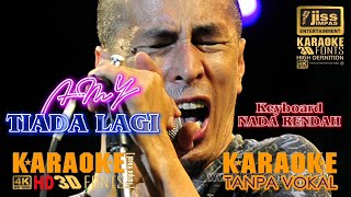 TIADA LAGI - AMY - KARAOKE HD 4K Tanpa Vocal Nada/Key: Rendah