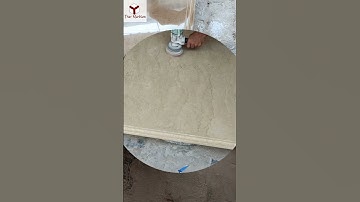 Crafting of Beige Marble Table Top