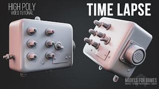 Tutorial Blender | Time Lapse Highpoly Pult | Путь В Gamedev !