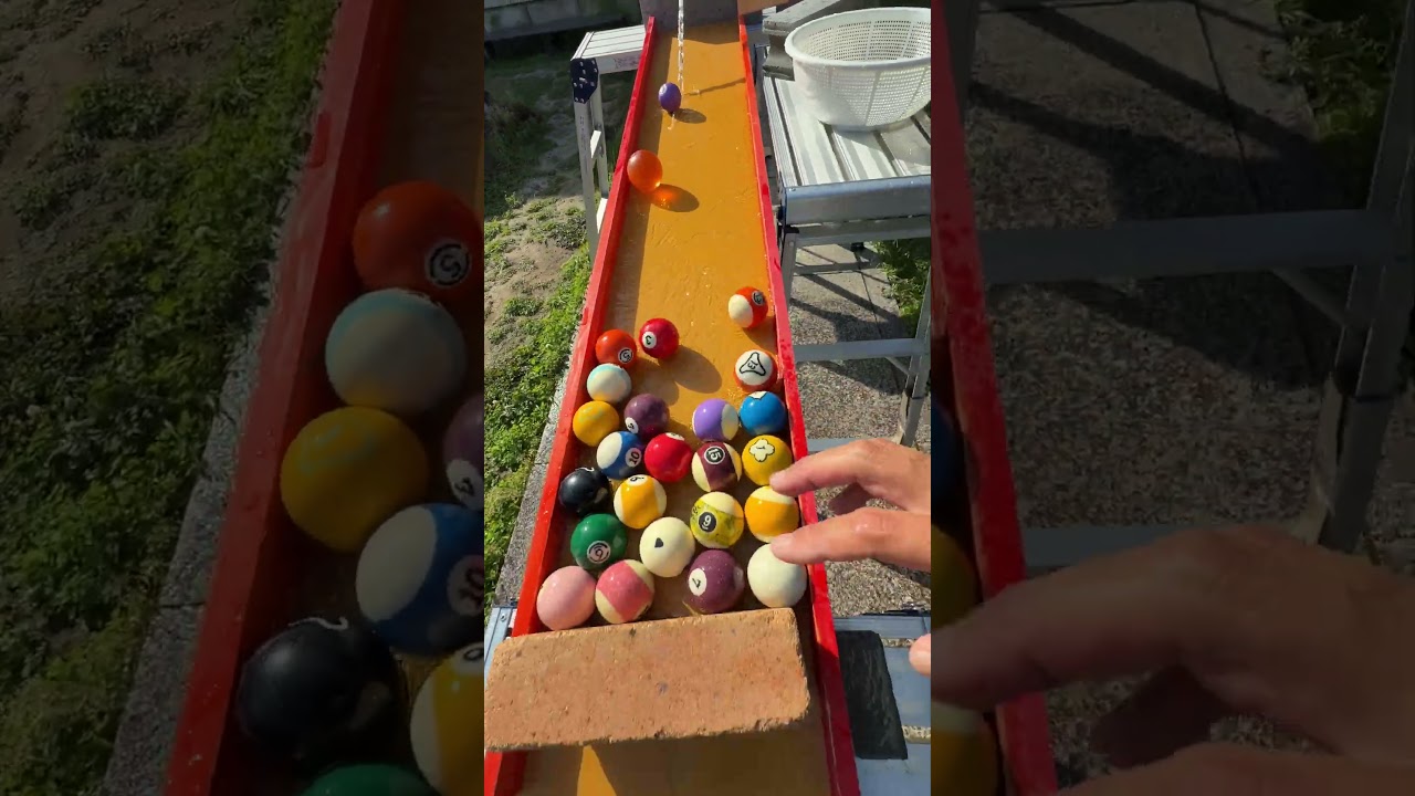 Marble Run ☆ Billiard Ball Run ♪①