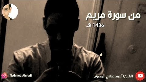 قرآن || حالات واتساب || من سورة مريم || واذكر في الكتاب ابراهيم || أحمد صلاح المصري