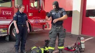 Firefighters are Friends, Bunker Gear Demonstration