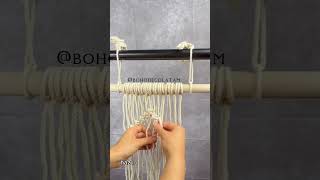 DIY | Tapiz fácil macramé para principiantes paso a paso con nudos básicos 🙌🏻🧶#macrame