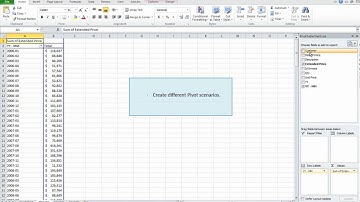 Export data to a live connected Excel Pivot table