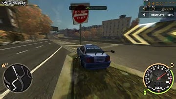 NFS Most Wanted BMW M3 GTR Test Drive Sprint NFS World Loop