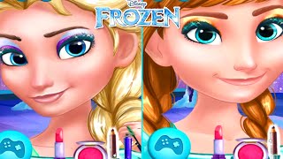 💫 Frozen Prom Makeup Design Disney Princess Elsa and Anna Makeover Game for Girls screenshot 4