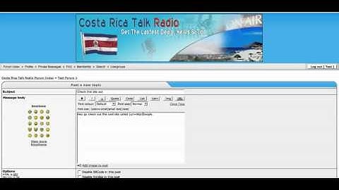 Computer Technology, how to make text hyperlink in yout forum post