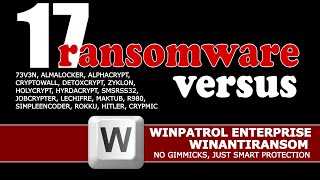 17 Ransomware, 60 Seconds... Bring it on!