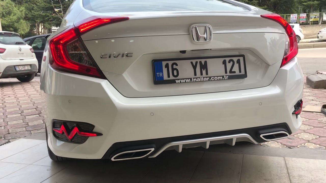 HONDA CİVİC FC5 ÖN VE ARKA SİS UYGULAMAMIZ YouTube