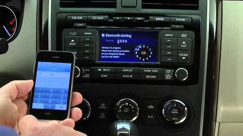2011 Mazda CX 9 Features   BLUETOOTH® HANDS FREE PHONE PANEL OPERATION