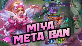 MYIA FULL CRITICO DERRETE MUITO CPF! MOSKOV BANIDO TESTE DE OUTRO ADC! #mlbb #gameplay #moba