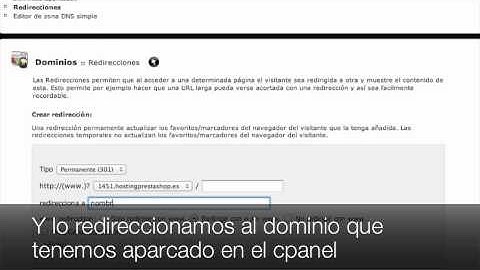 Redirección permanente