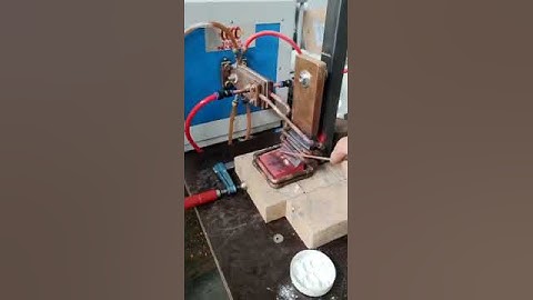 Taipan Induction 120KW induction machine: copper busbar induction brazing, www.taipaninduction.com