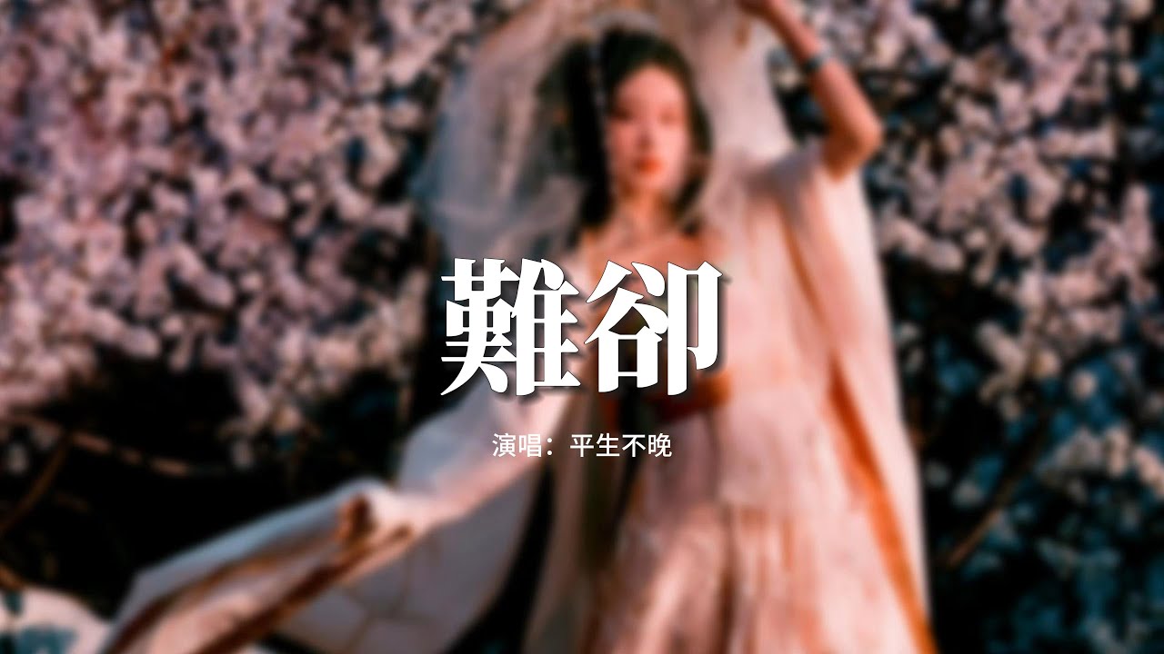 平生不晚 - 难却 (Dj细霖版)【歌词字幕 完整版高清无损音质】♫