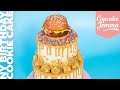 Burger or Cake?!... The Birthday NY Cookie Cake is here 🍔🍪 | Cupcake Jemma