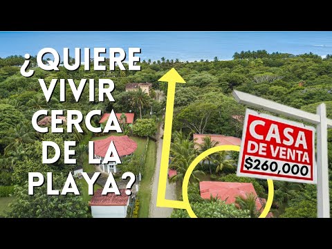 Se Vende Casa en Playa Junquillal | $260,000 | 400m de la Playa! Casas baratas en pueblos de playa: la opción perfecta para tu hogar vacacional
