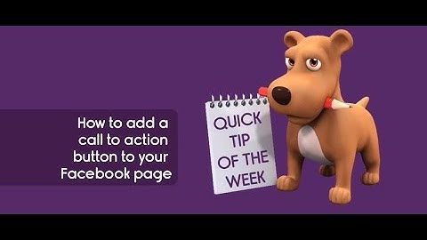 How to add a call to action button to your Facebook Page