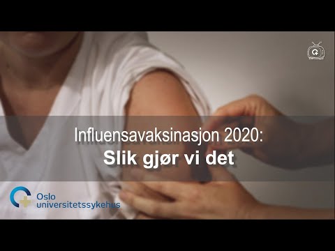 Influensavaksinering ved OUS - sesongen 2020/2021