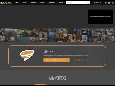 Видео: Краткий гайд на vortex  или как легко ставить моды