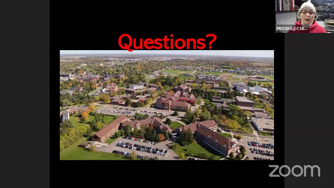 Image for Bennie Day 2020: CSB through the Years with Peggy Landwehr Roske ’77 webinar