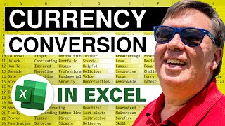 Excel - Convert Various Currencies: Episode 1659