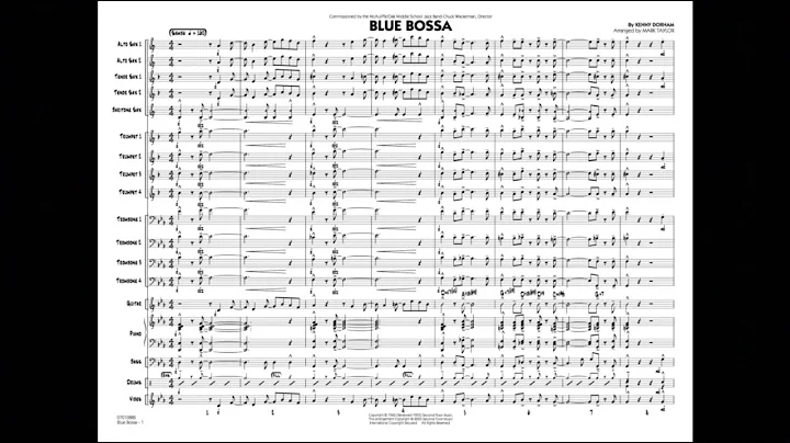 Blue Bossa by Kenny Dorham/arr. Mark Taylor