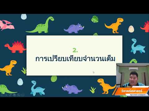 ความหมายและการเปรียบเทียบจำนวนเต็ม