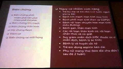 Bệnh Cúm: Nguyên nhân, chẩn đoán và điều trị