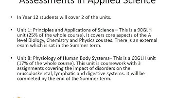 BTEC Applied Science