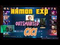 Aamon vs. Cici EXP lane gameplay in Mobile Legends: Bang Bang (MLBB)