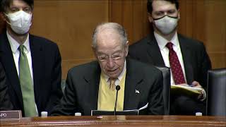 Grassley Questions Witnesses at Senate Finance Committee Hearing on Nominations