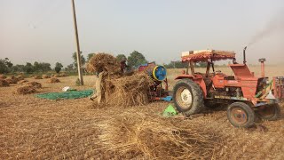 Alghazi tractor ki wheat threesher per performance or karaya kia chal ra hay