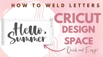 Welding Font in Cricut Design Space (EASY TUTORIAL)