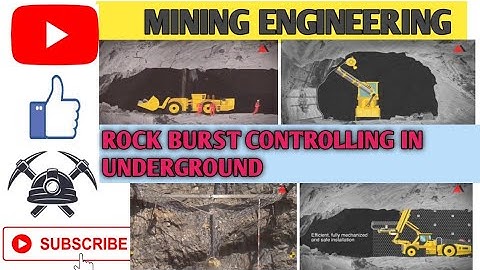 Rock Burst Managing in Underground ||Dynamic testing || 3D Visualization Video || Mining Engineering