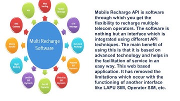 Mobile Recharge API | Mobile Recharge Software