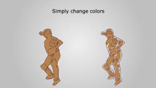 9 Vector Baseball Action Shots | After Effects project | Videohive template