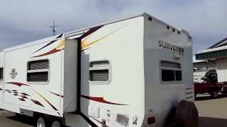 Very Nice 28' 2009 Forest River Surveyor 264 1-Slide 4,179lbs!!