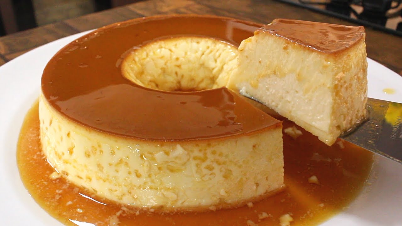 PUDIM DE LEITE - Sem Amido e Sem Gelatina (Receita da Vó)