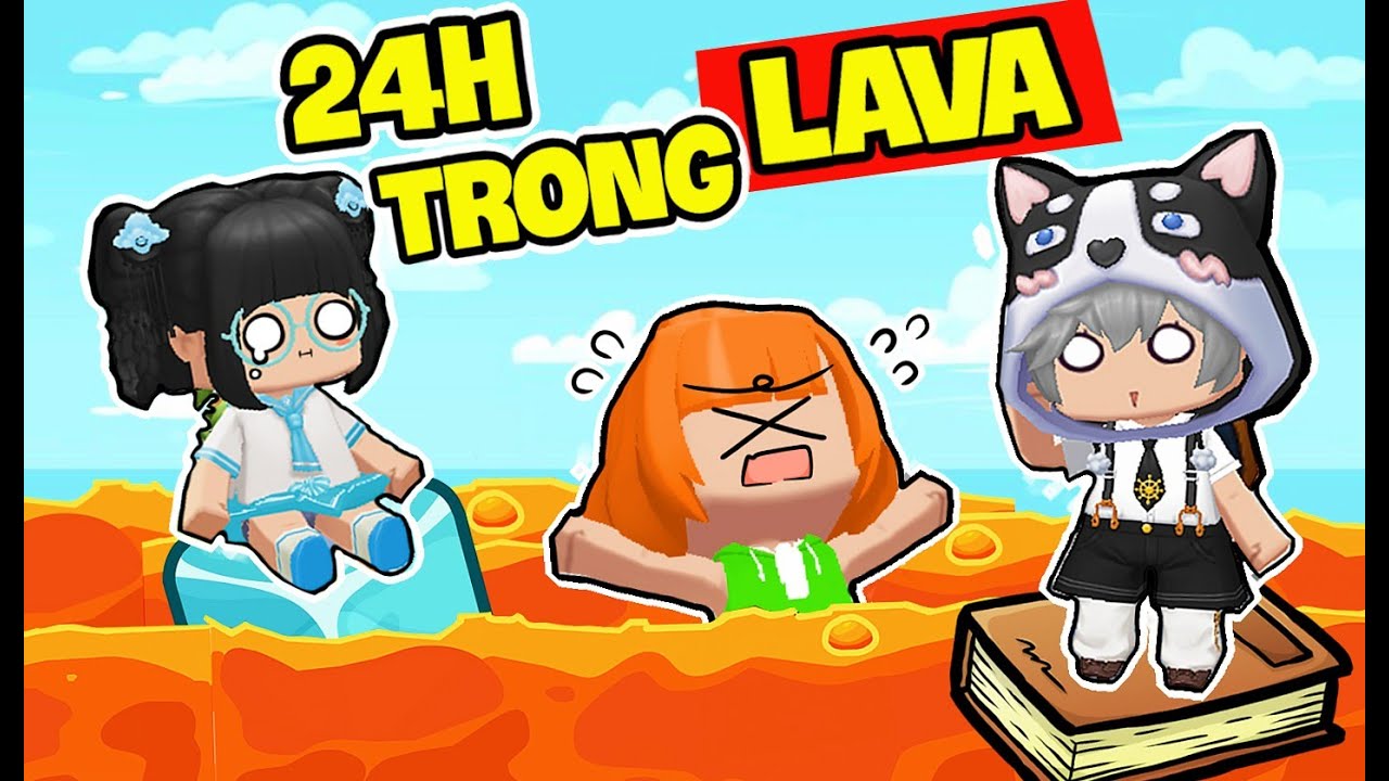Mèo Simmy 24h Sinh Tồn Thế Giới Lava Cùng 