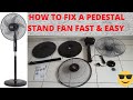 HOW TO ASSEMBLE ANY PEDESTAL STAND FAN FAST & EASY & BEST PEDESTAL FANS IN UAE