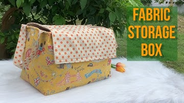 ้diy large fabric fabric boxes tutorial with lid, how to sew large fabric baskets tutorial with lid.