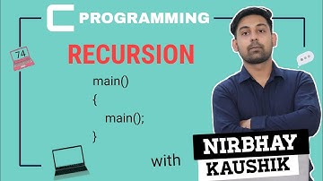 Recursion In C | Recursive Functions With Example In Hindi By Nirbhay
