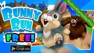 Bunny Run Android Game Gameplay [Game For Kids] screenshot 1