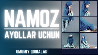 NAMOZ O'QISHNI O'RGANISH: ayollar uchun | namoz vaqtlari 2021