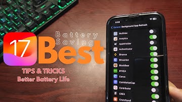 iOS 17 Battery Saving Tips -  Fix Battery Draining Issues on iPhone | The iOS Guy
